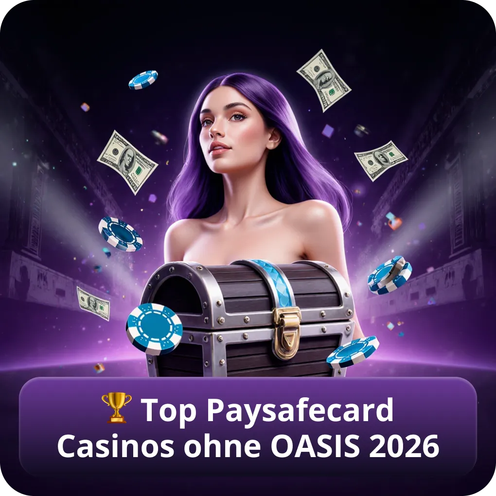Top Paysafecard Casinos ohne OASIS 2026